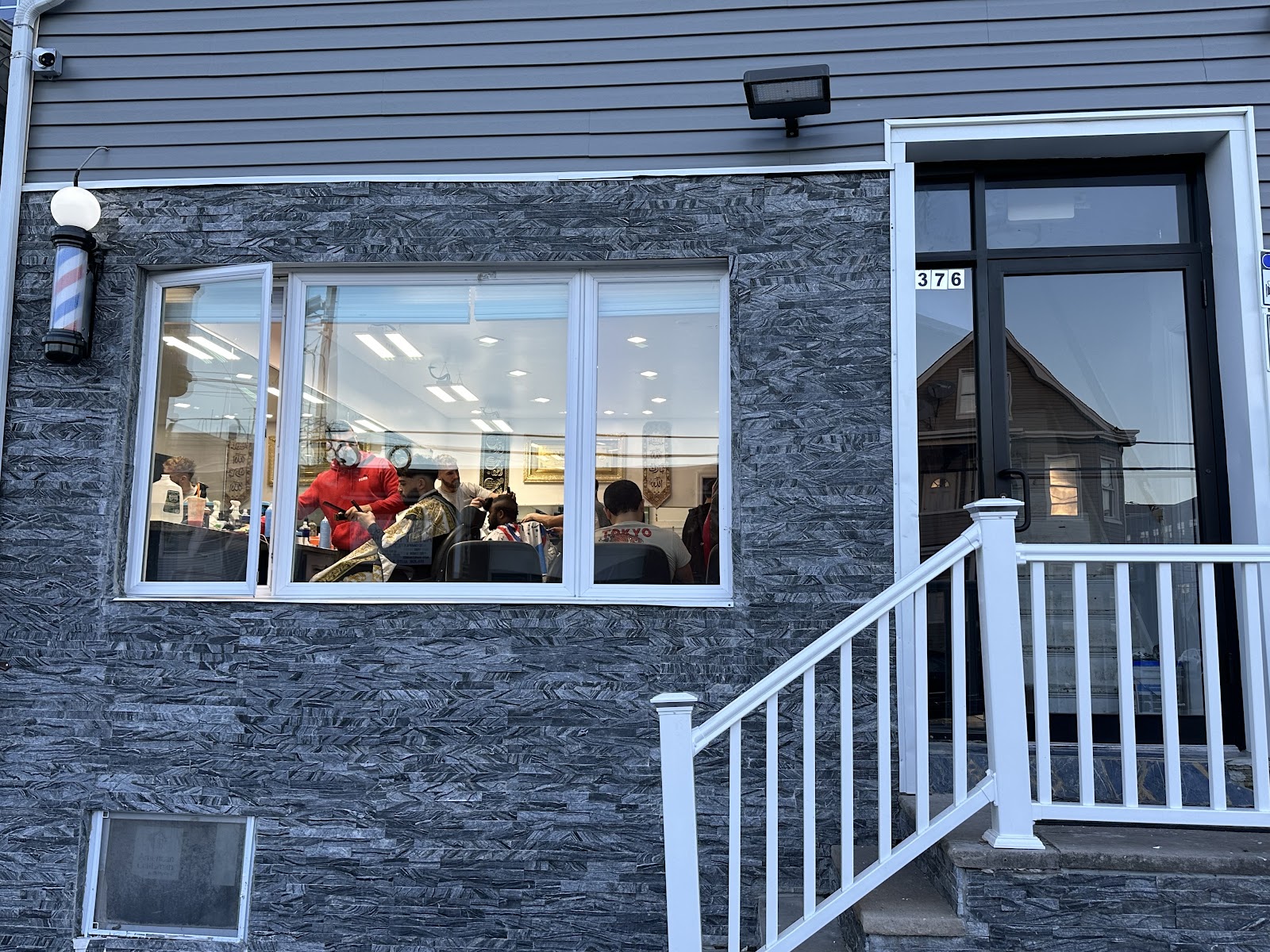 Trophy and storefront detail