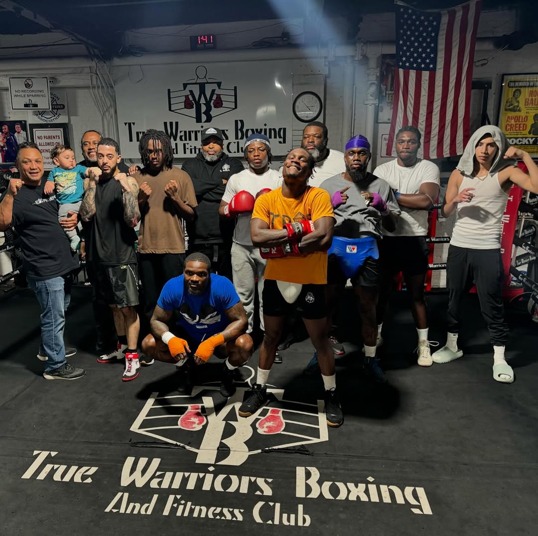 The True Warriors team inside the gym
